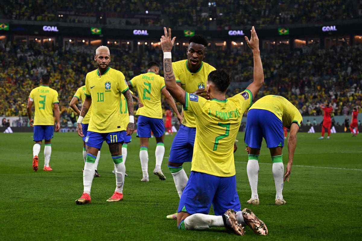 Brazil 4-1 South Korea 2022.12.05 World Cup 2022 KnockOut