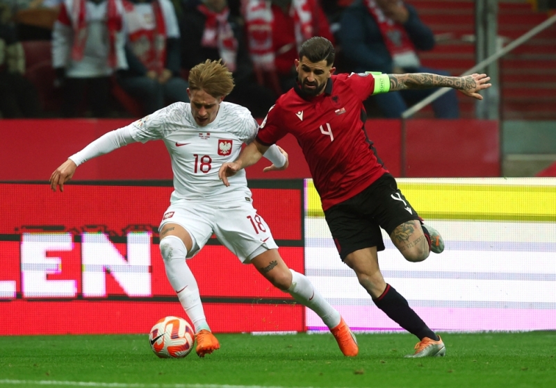 Poland 1-0 Albania (Euro 2024) 2023.03.27 Full Goals Highlights
