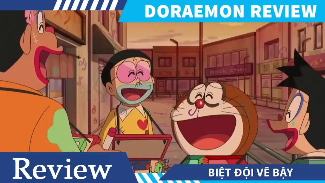 Review Doraemon Biệt Đội Vẽ Bậy