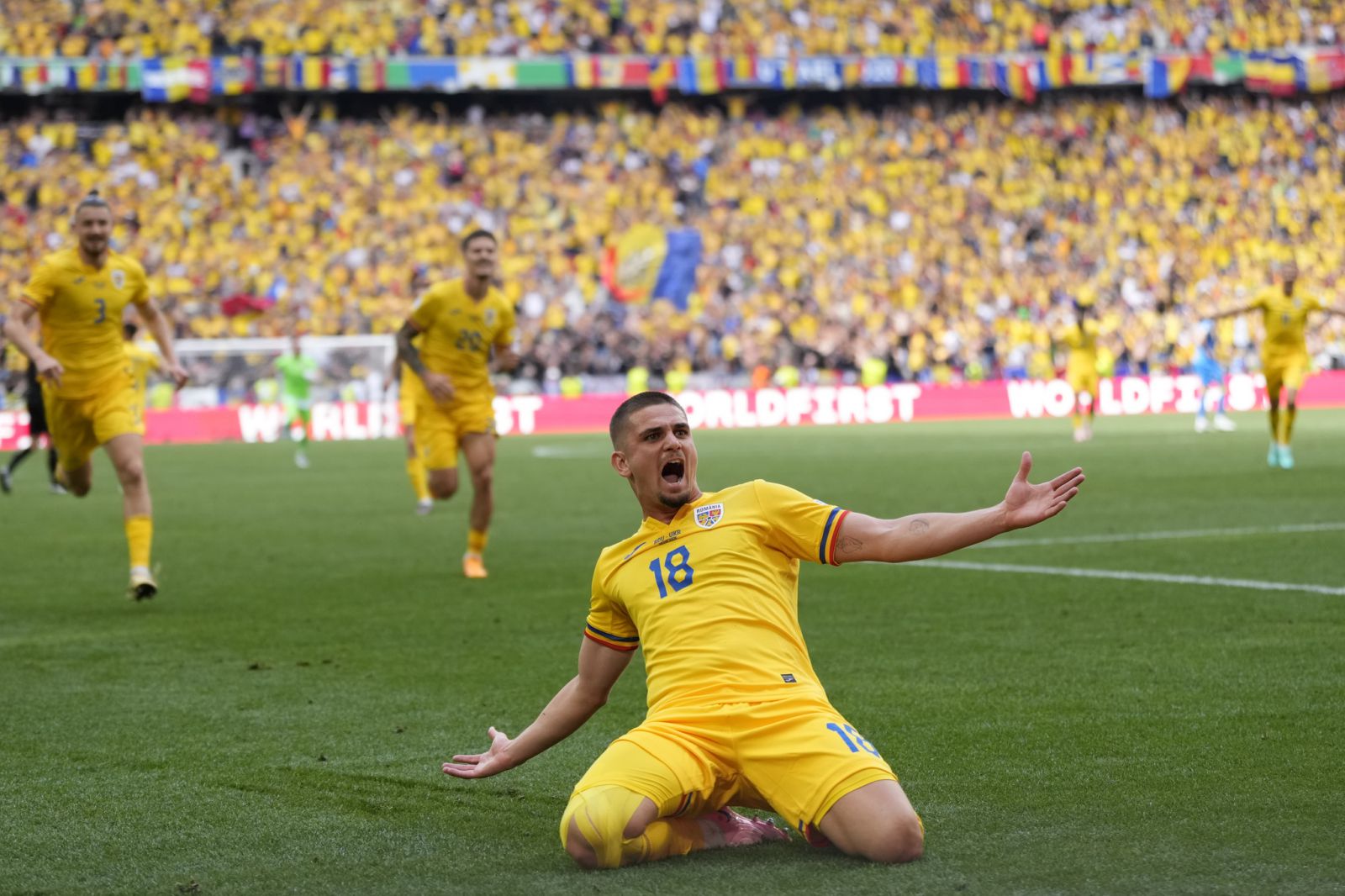 VIDEO Romania 3-0 Ukraine (Euro 2024) 2024.06.17 All Goals Highlights