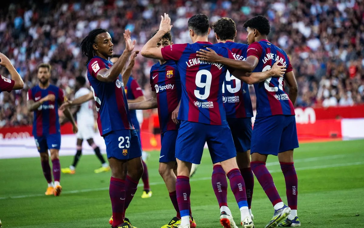 Video Sevilla 1-2 Barcelona (La Liga) 2024.05.26 Winning end to the season