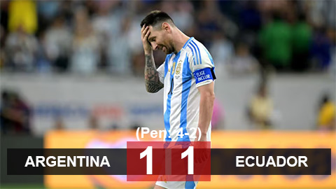 VIDEO Highlights Argentina 1-1 (Pen 4-2) Ecuador Quarterfinals Copa America 2024.07.05 Messi sút hỏng Penalty
