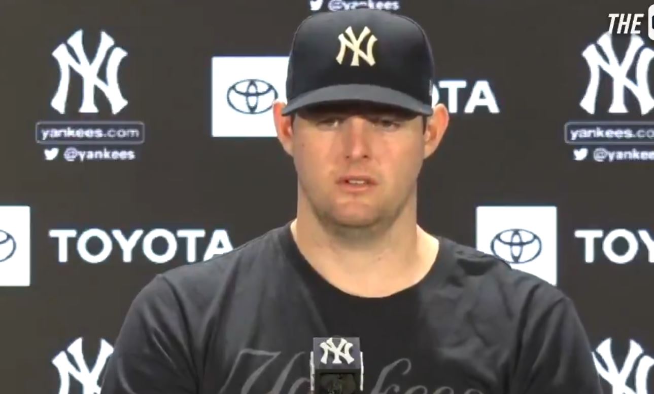 Jordan Montgomery reflects on his outing and his excitement to have Luis Severino back